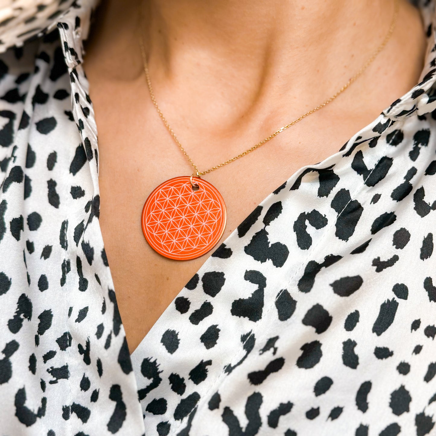 EMF Energy pendant - red