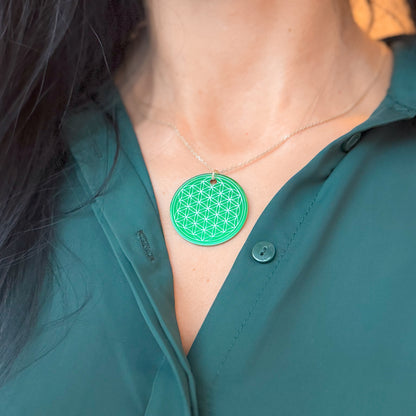 EMF Energy pendant - green