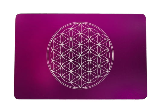 EMF Energy credit card Flower of Life - purple